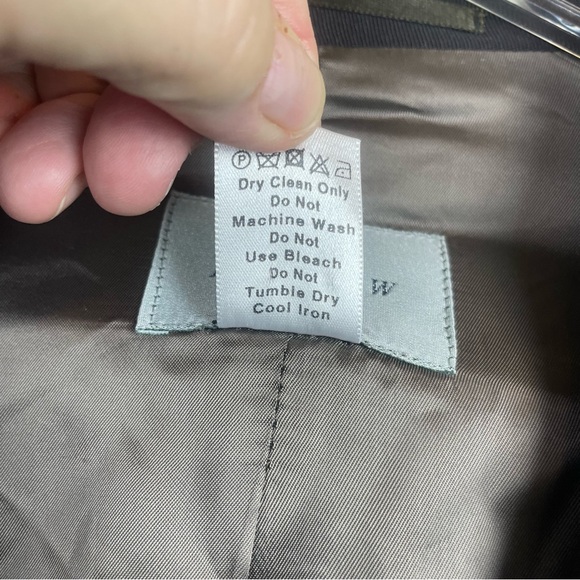 Jigsaw Brown Two Button Contemporary Wool Blend Lined Jacket Size 12 - Picture 7 of 12